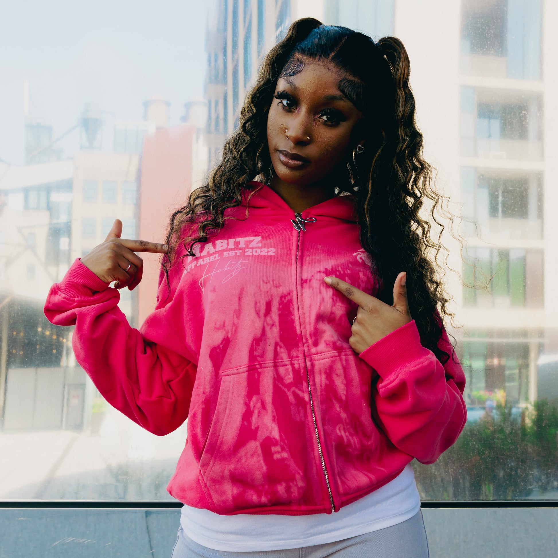 "CODE PINK" hoodie