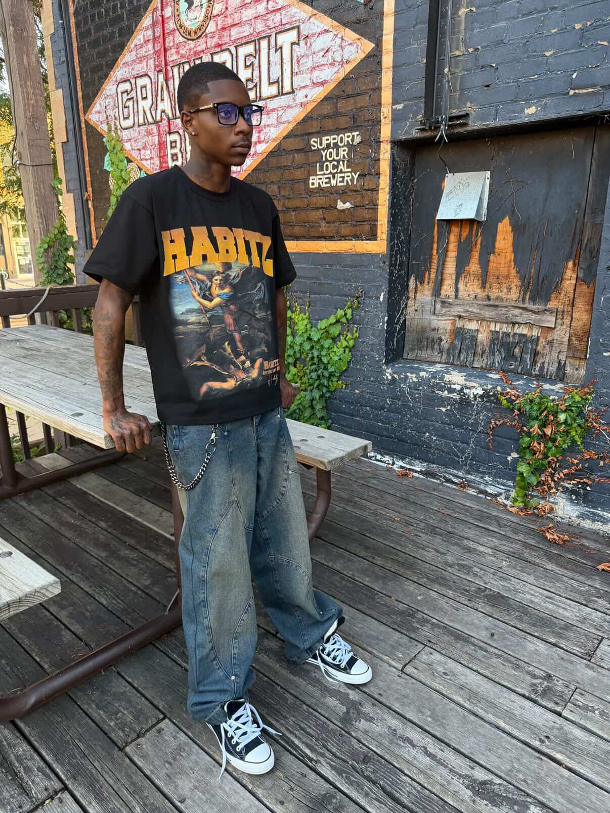 "SAINT MICHAEL" tee