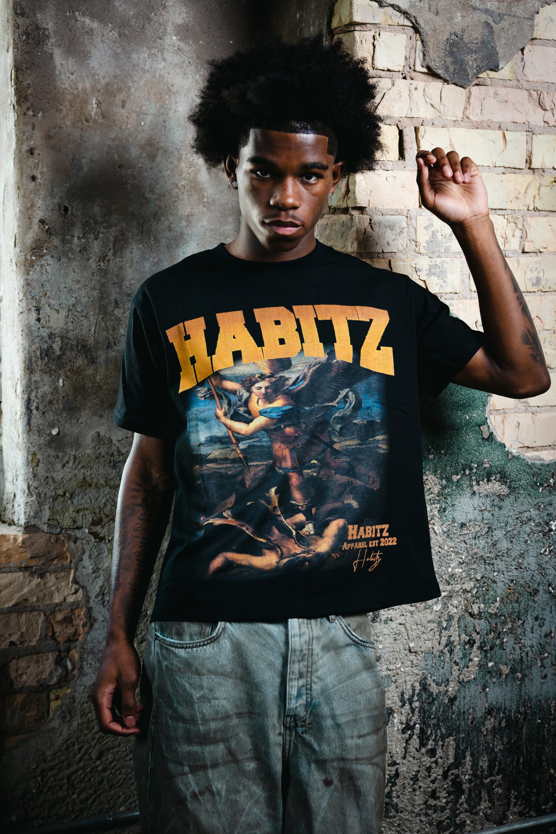 "SAINT MICHAEL" tee